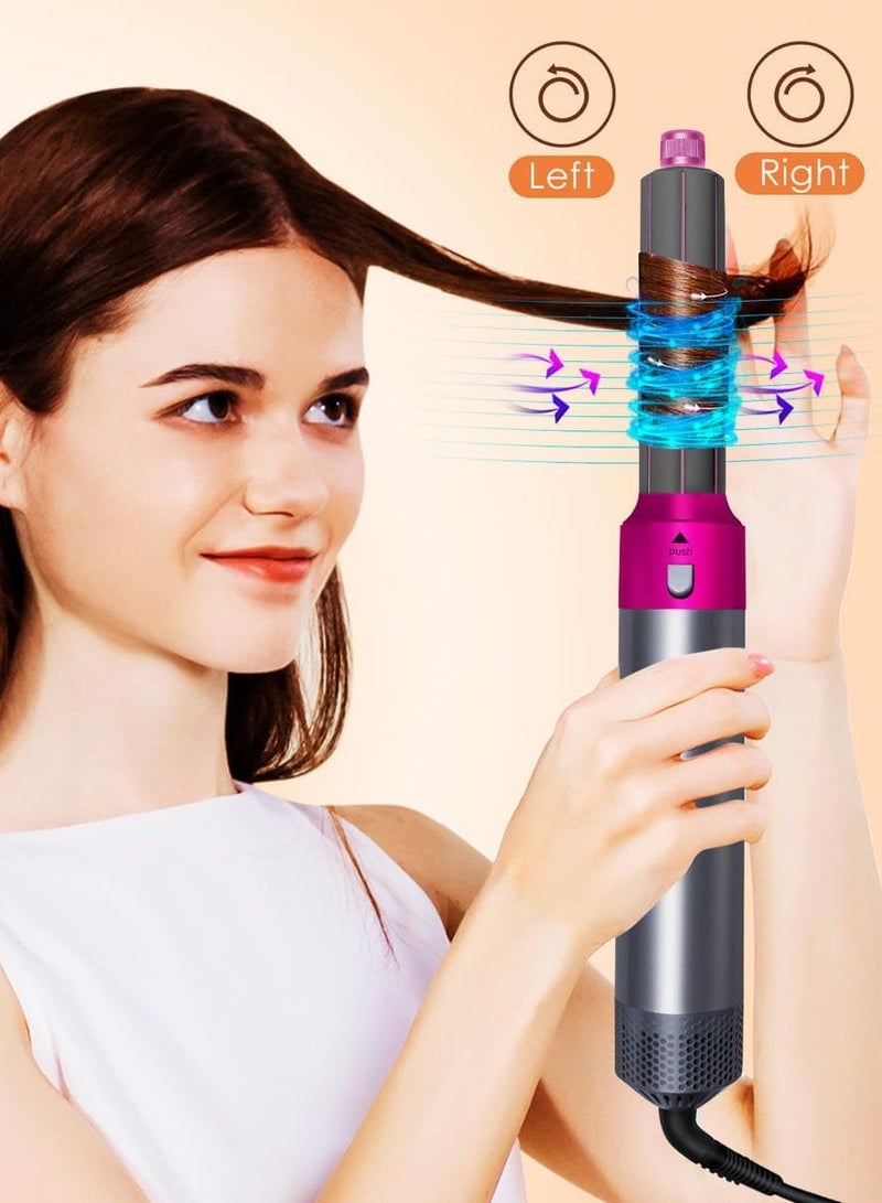 Wtrtr Hair Dryer, Hot hair cutlet tools set Curler Tool Set –5 in 1 Multi-Function Hair Styler for Drying, Curling, Straightening, Volumizing, and Smoothing - Image 3